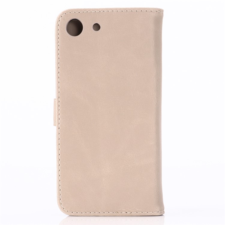 Crazy Horse Wallet Leather Stand Case for Sony Xperia XZ4 Compact - Grey-2