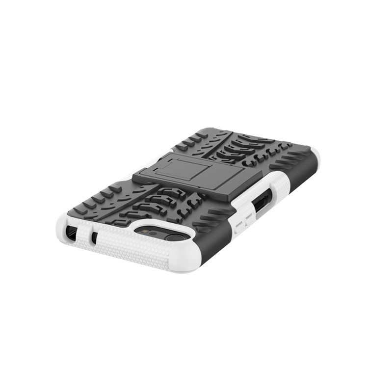 Cool Tyre PC + TPU Hybrid Cover with Kickstand for Sony Xperia XZ4 Compact - White-7