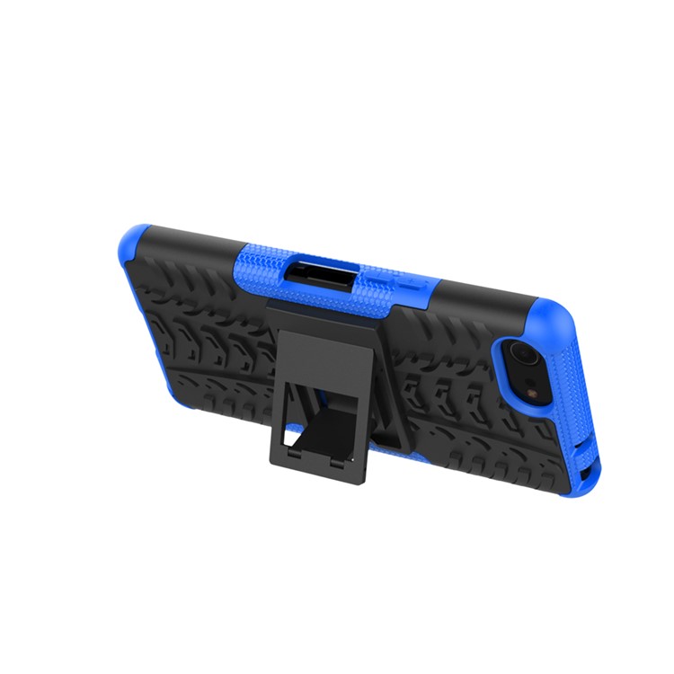 Cool Tyre PC + TPU Hybrid Cover with Kickstand for Sony Xperia XZ4 Compact - Blue-6
