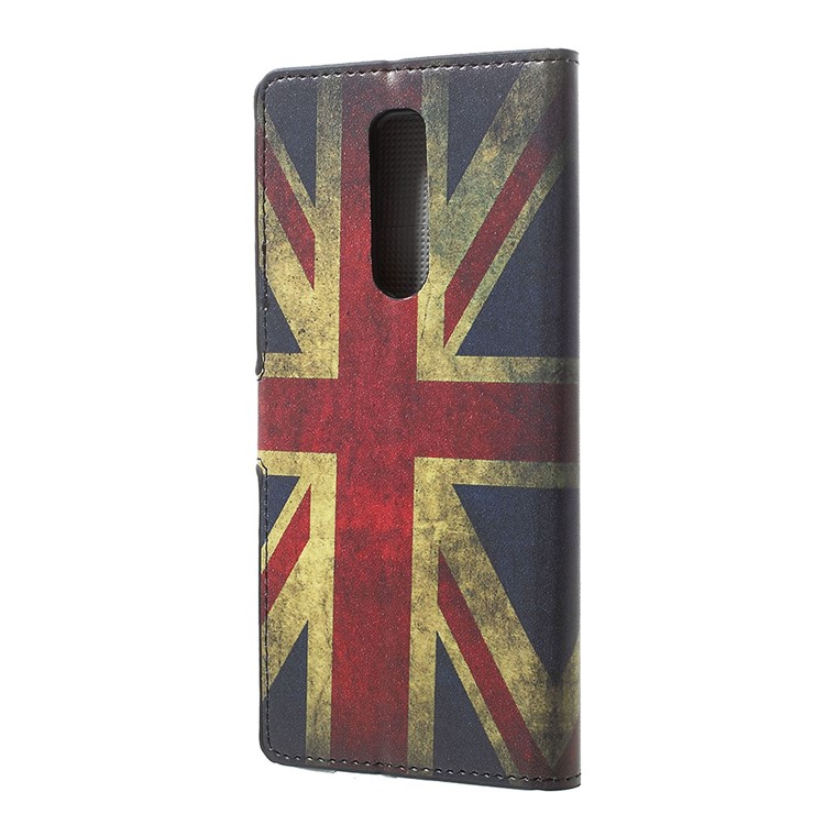 Pattern Printing PU Leather Magnetic Wallet Stand Case for Sony Xperia 1 - Retro UK Flag-3
