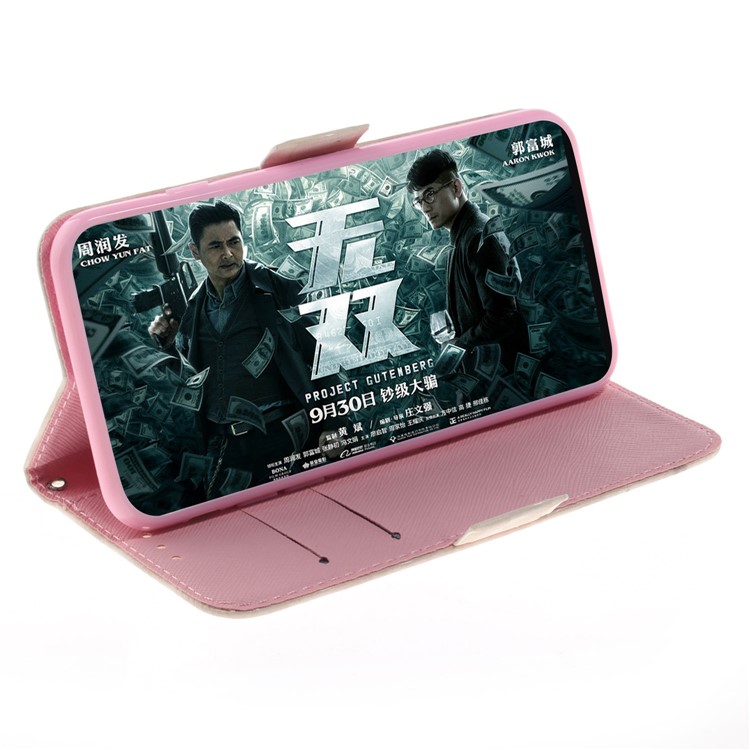 Stampa Di Modelli Custodia In Pelle PU Cover Per Sony Xperia 10 Plus - Panda Carino-6