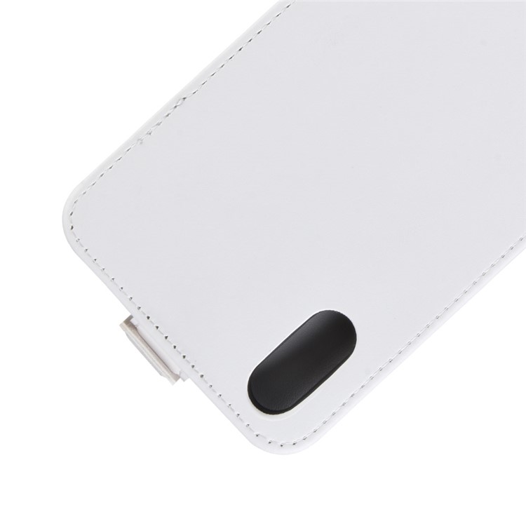 Crazy Horse Vertical Leather Card Holder Case for Sony Xperia L3 - White-3