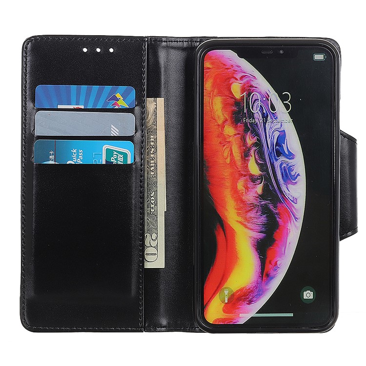 Wallet Stand Protection PU Leather Phone Case Cover Shell for Sony Xperia 2 / XZ5 - Black-10