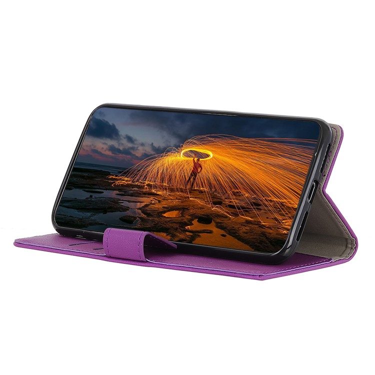 Wallet Leather Stand Case for Sony Xperia 20 - Purple-2