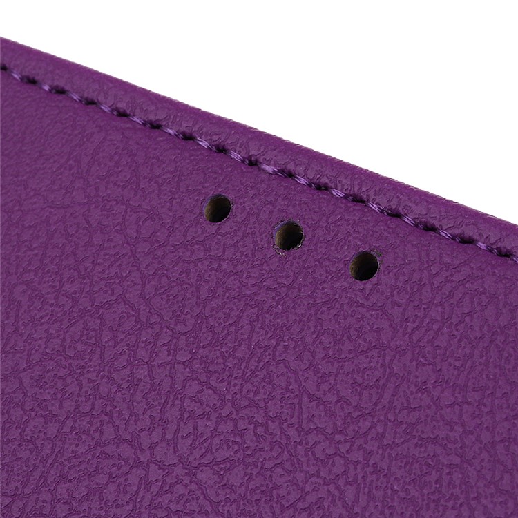 Wallet Leather Stand Case for Sony Xperia 20 - Purple-5