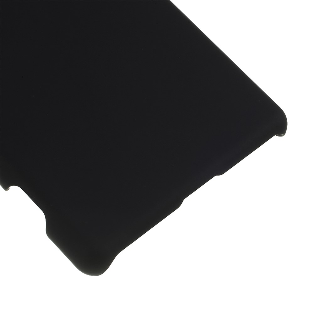 Rubberized Hard PC Case for Sony Xperia 5 - Black-5