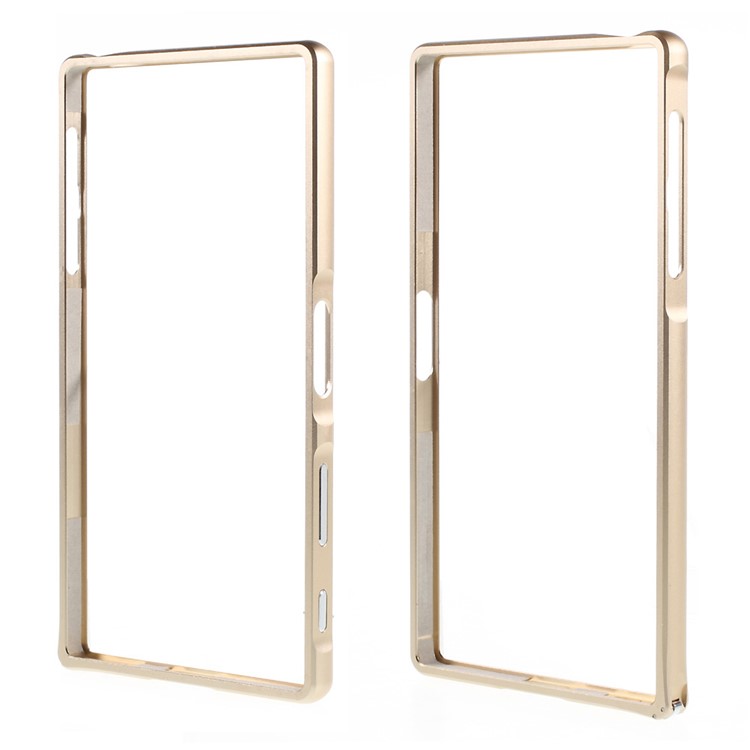 Metal Bumper Case for Sony Xperia Z5 Premium / Dual - Champagne-1
