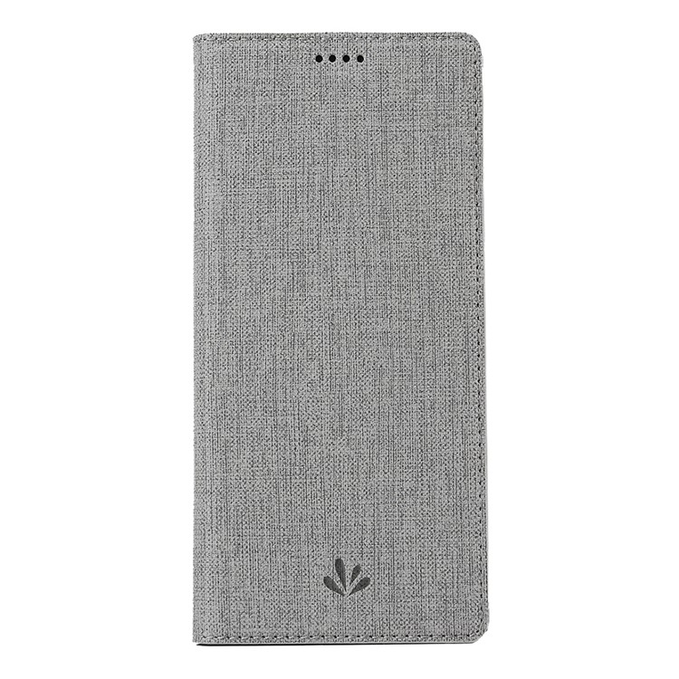 VILI DMX Cross Texture Stand Leather Case with Card Slot for Sony Xperia 5 - Grey-4