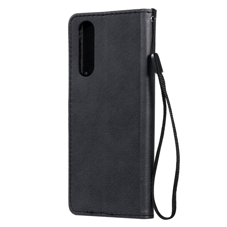 Wallet Leather Stand Case for Sony Xperia 5 - Black-5