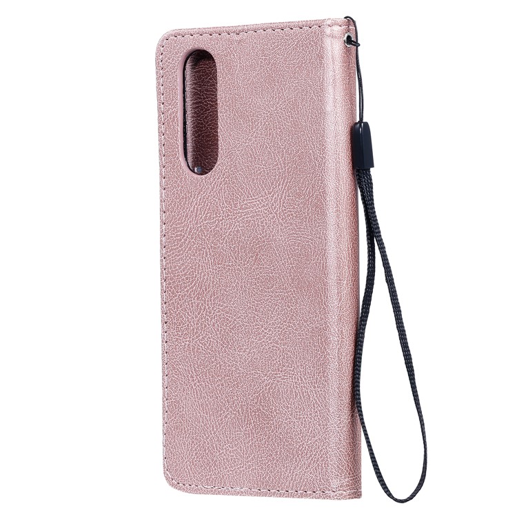 Wallet Leather Stand Case for Sony Xperia 5 - Pink-3