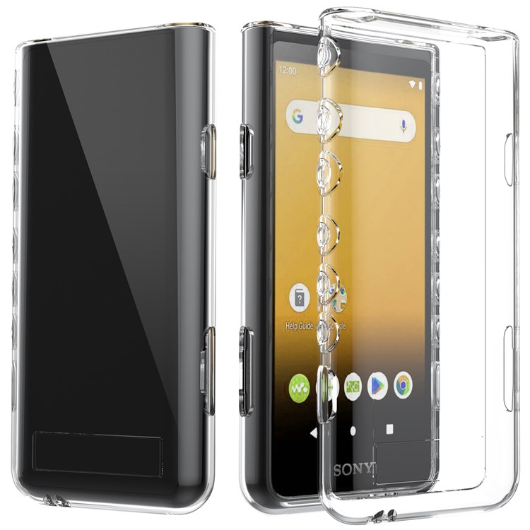 Clear Drop-resistant TPU Phone Shell for Sony Walkman NW-ZX500/ZX505/ZX507-1