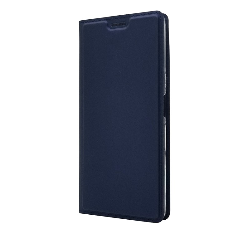 Cas Magnétique Porte-cartes En Cuir D'adsorption Pour Sony Xperia L3 - Bleu Foncé-3