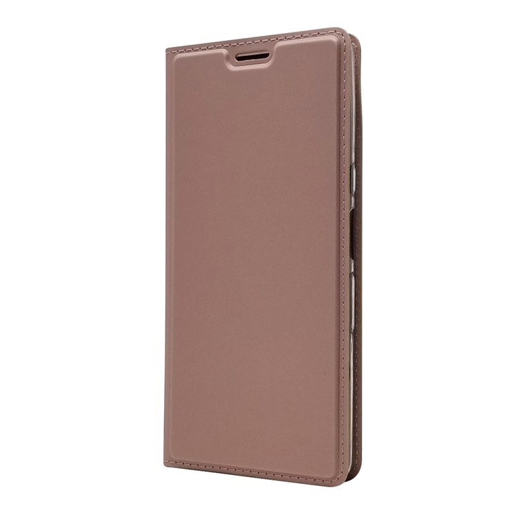 Cas Magnétique Porte-cartes En Cuir D'adsorption Pour Sony Xperia L3 - Or Rose-3