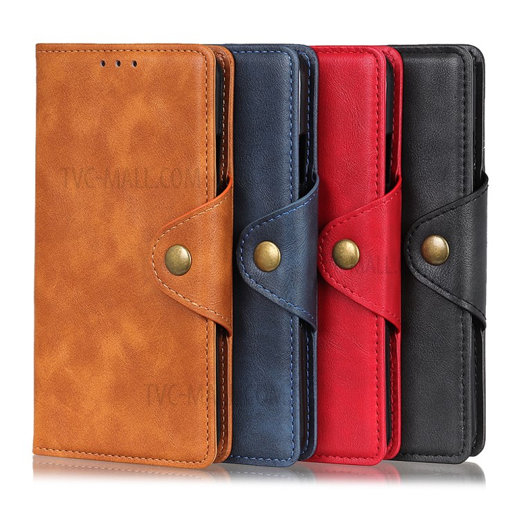 Wallet Leather Phone Case for Sony Xperia 1 II - Black-12