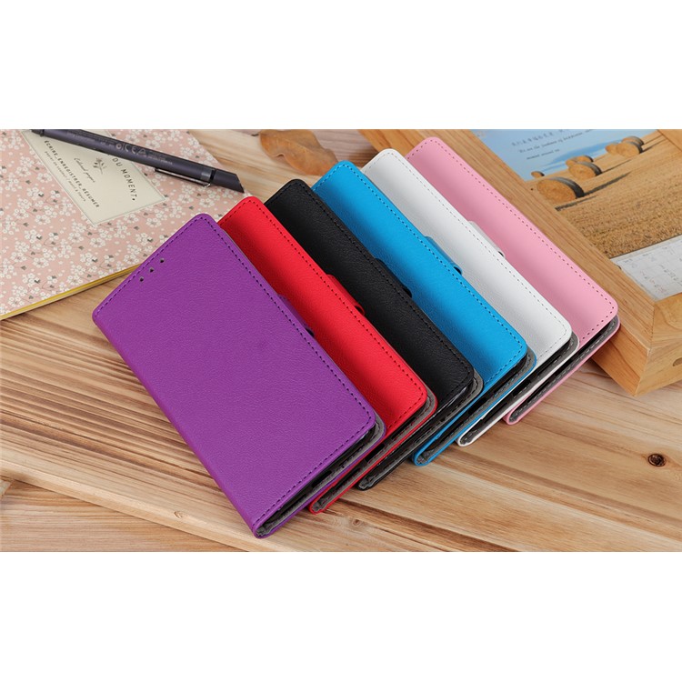 Wallet Stand PU Leather Phone Protector Case for Sony Xperia 10 II - Black-11