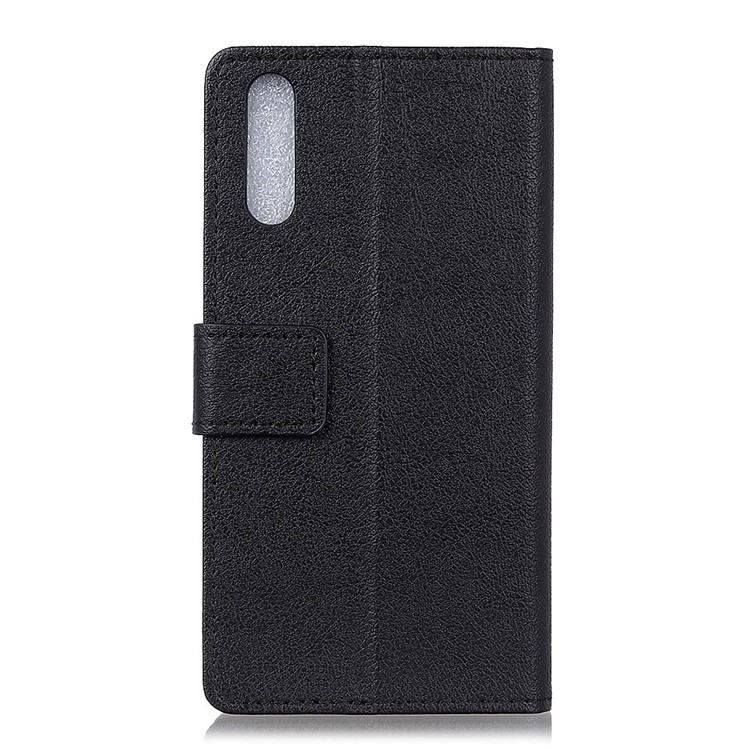 Wallet Stand PU Leather Phone Protector Case for Sony Xperia 10 II - Black-2