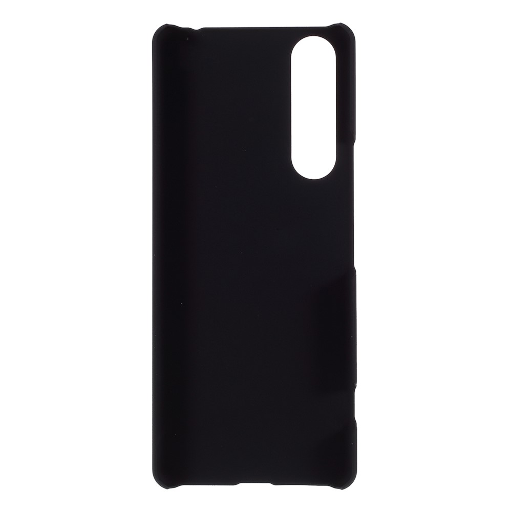 Gummiertes Hart PC Fall Schützendes Handy Sony Abdeckung XPeria 1 II - Schwarz-3