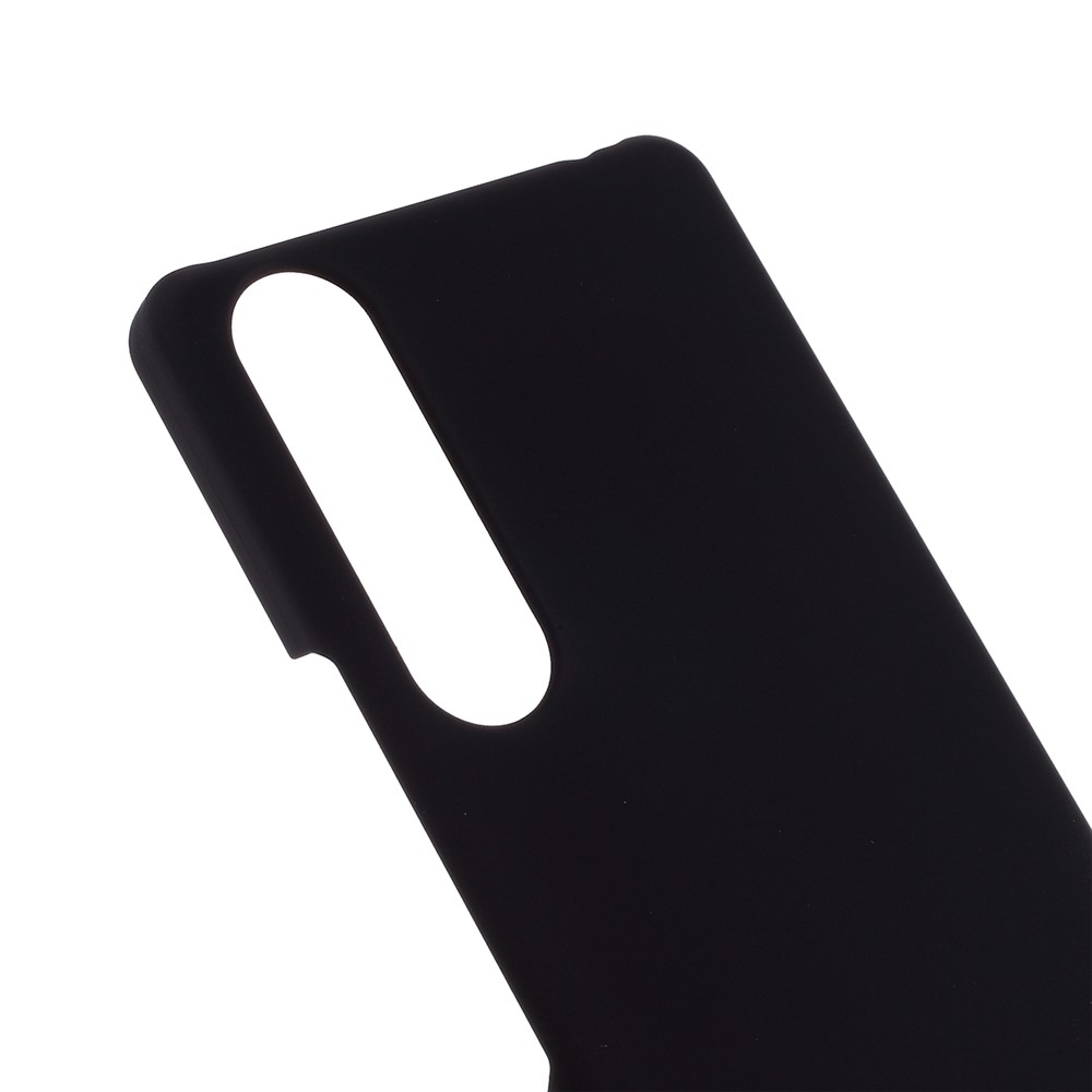 Gummiertes Hart PC Fall Schützendes Handy Sony Abdeckung XPeria 1 II - Schwarz-4