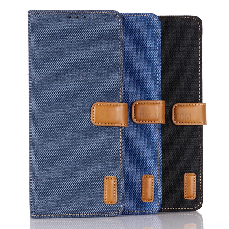 Oxford Cloth Wallet Leather Protective Shell for Sony Xperia 1 II - Dark Blue-10