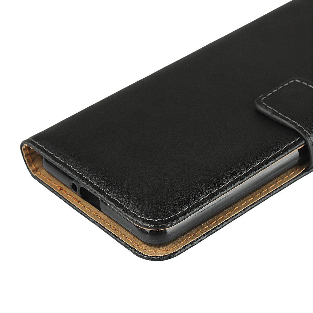 Genuine Leather Wallet Stand Cover for Sony Xperia 10 II-9