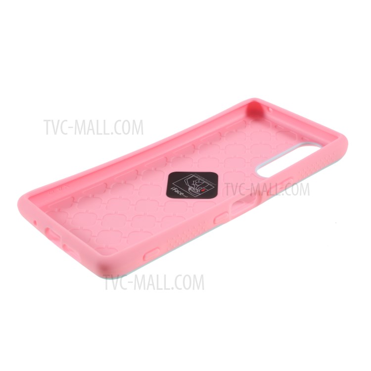 IFACE MALL Macaron Series PC TPU Combo Protection Case for Sony Xperia 5 - Blue / Pink-5