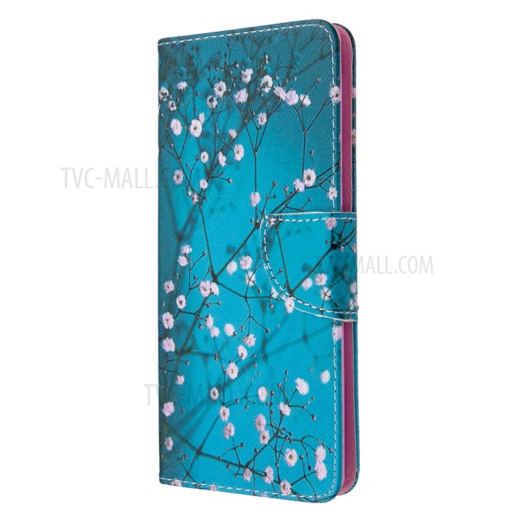 Modèle D'impression de Portefeuille Shell Flip Leather Phone Shell Pour Sony Xperia L4 - Belle Fleur-2