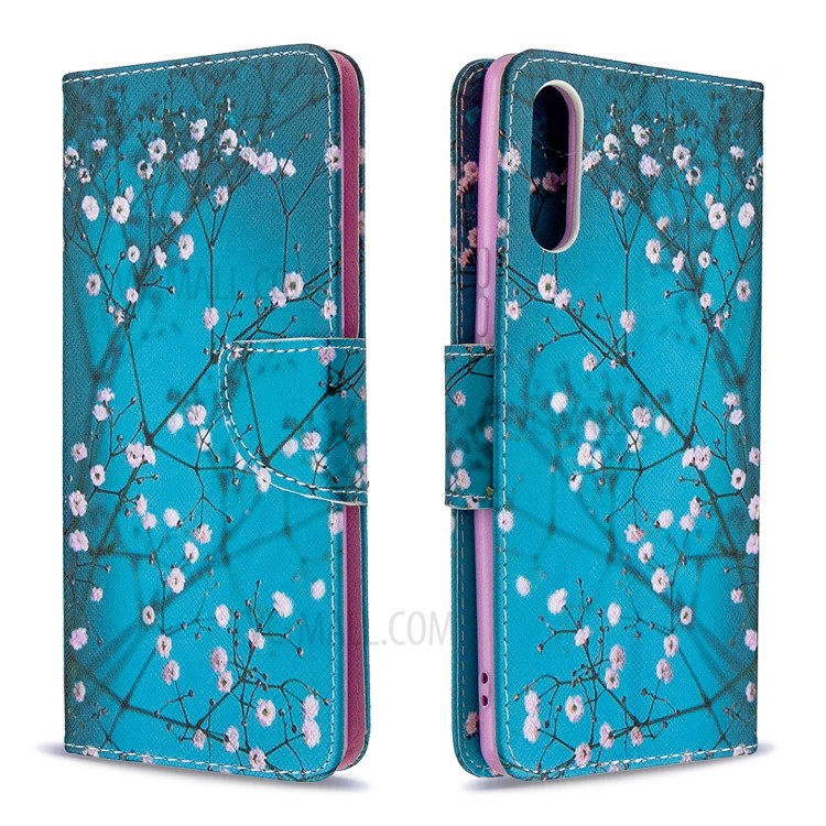 Modèle D'impression de Portefeuille Shell Flip Leather Phone Shell Pour Sony Xperia L4 - Belle Fleur-4