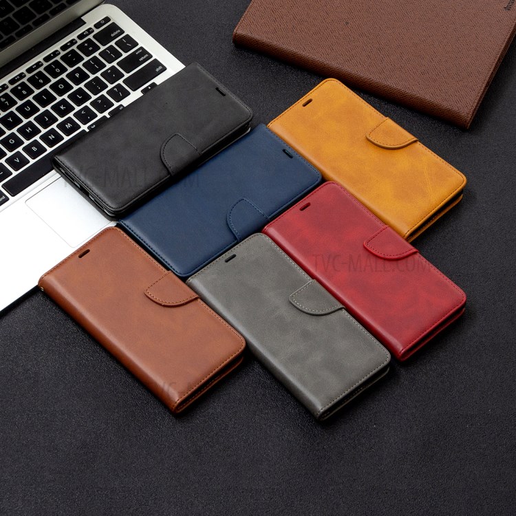 Shell Carteira De Couro Com Caso De Suporte Para Sony Xperia L4 - Preto-11