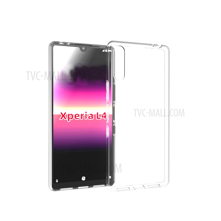 10PCS Clear Back Case Soft TPU Phone Shell for Sony Xperia L4-1