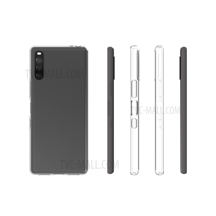 10PCS Clear Back Case Soft TPU Phone Shell for Sony Xperia L4-2