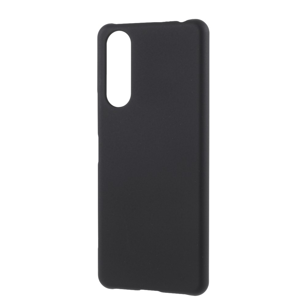 Rubberized Plastic Back Phone Shell for Sony Xperia 5 II - Black-2