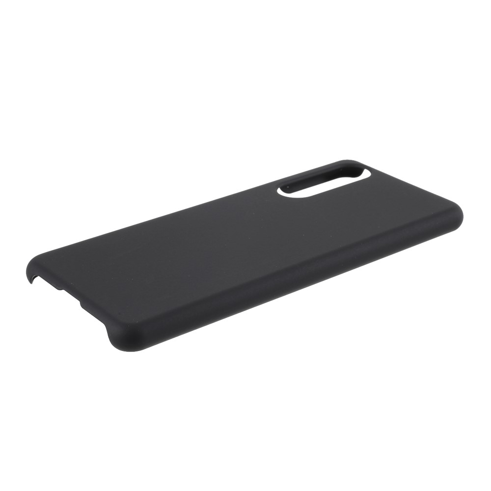 Rubberized Plastic Back Phone Shell for Sony Xperia 5 II - Black-4