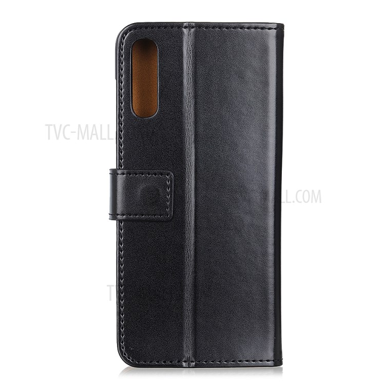 With Wallet Leather with Stand Shell for Sony Xperia 5 II - Black-3