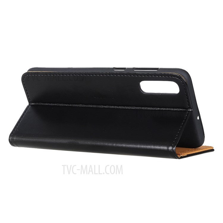 With Wallet Leather with Stand Shell for Sony Xperia 5 II - Black-4