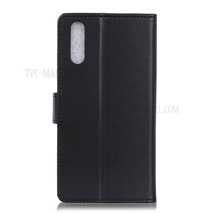 Wallet Stand Leather Mobile Phone Shell for Sony Xperia 5 II - Black-8
