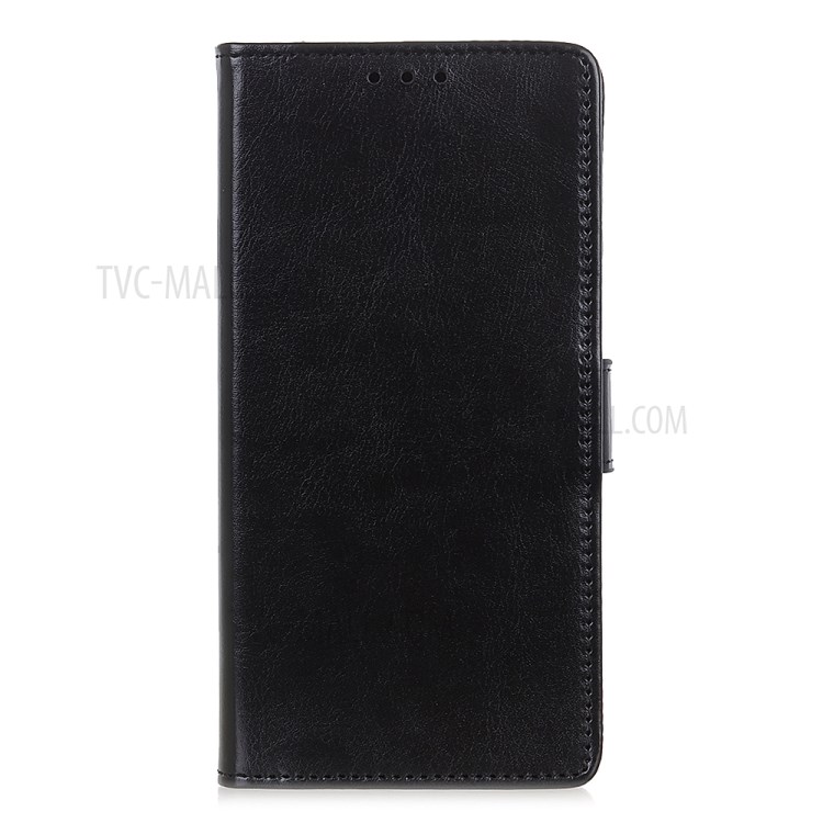 Crazy Horse Surface with Wallet Unique Leather Cover for Sony Xperia 5 II - Black-2