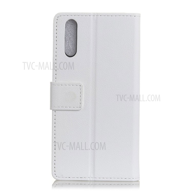 Wallet Stand PU Leather Flip Phone Cover for Sony Xperia 5 II - White-7