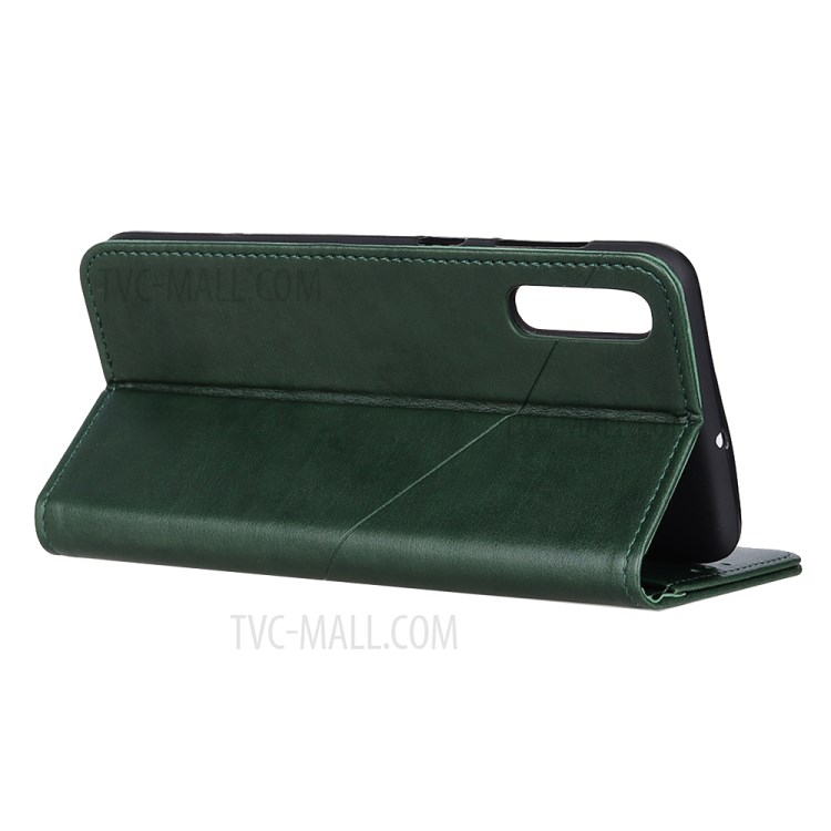PU Leather Wallet Stand Phone Protective Cover for Sony Xperia 5 II - Green-4