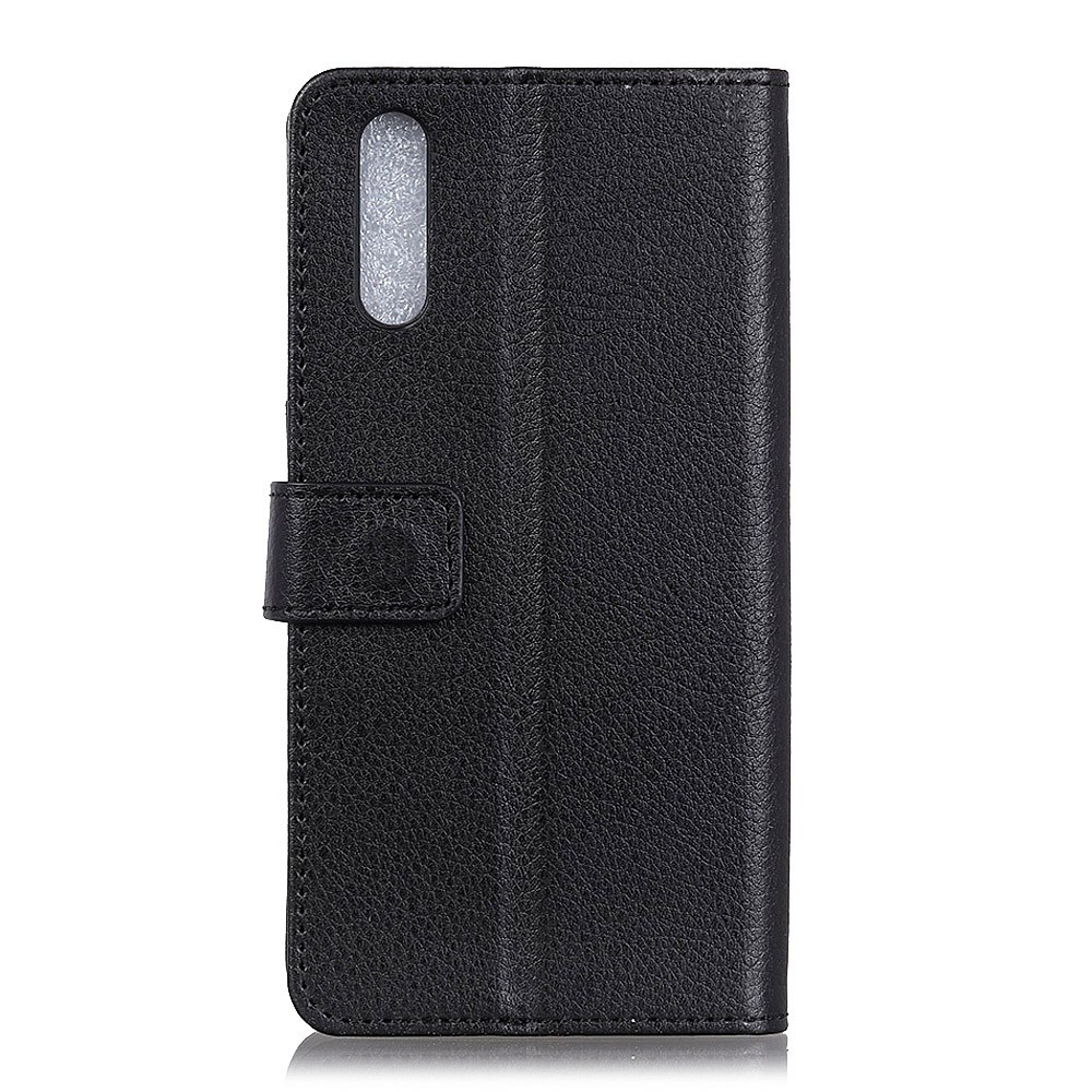 Litchi Texture Leather Mobile Phone Shell for Sony Xperia 5 II - Black-3