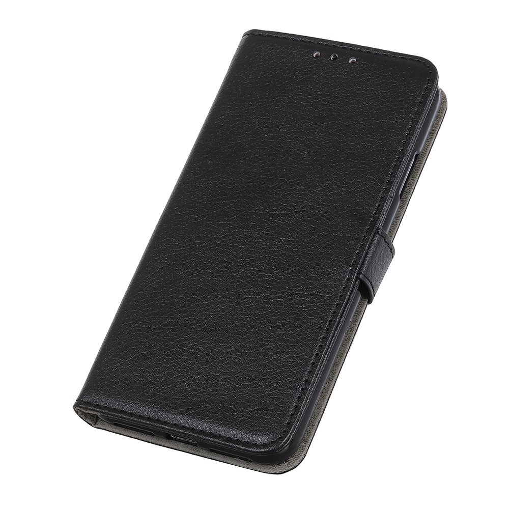 Litchi Texture Leather Mobile Phone Shell for Sony Xperia 5 II - Black-7