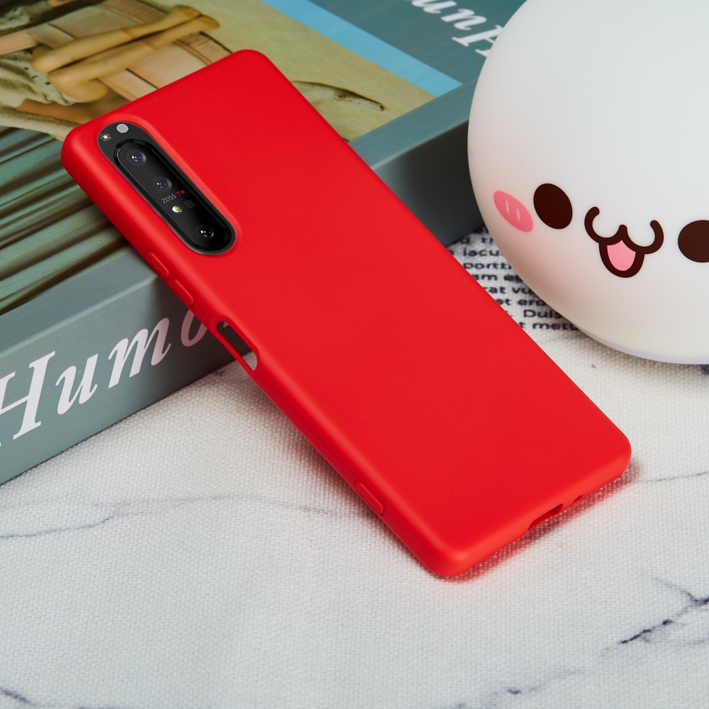 Liquid Silicone Phone Case for Sony Xperia 5 II - Red-6