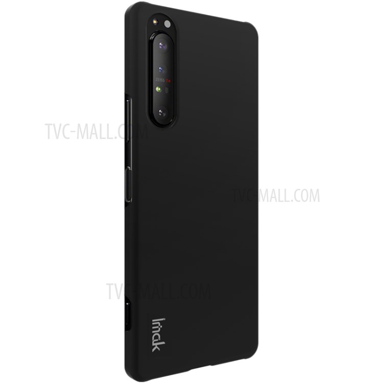 IMAK Cowboy Hard Shell PC Cell Phone Case for Sony Xperia 1 II - Metal Black-3