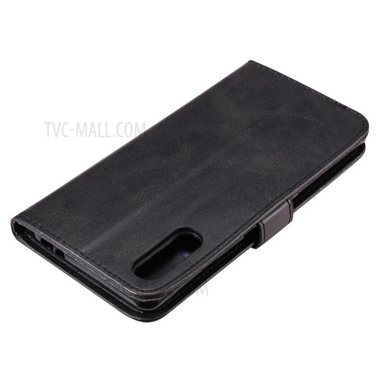 Zipper Pocket Wallet Leather Stand Case for Sony Xperia L4 - Black-8