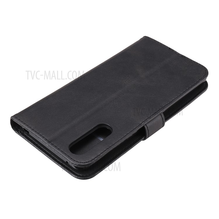 Multi-Function Leather Zippered Wallet Phone Case with Two Cash Pocket for Sony Xperia 10 II - Black-7