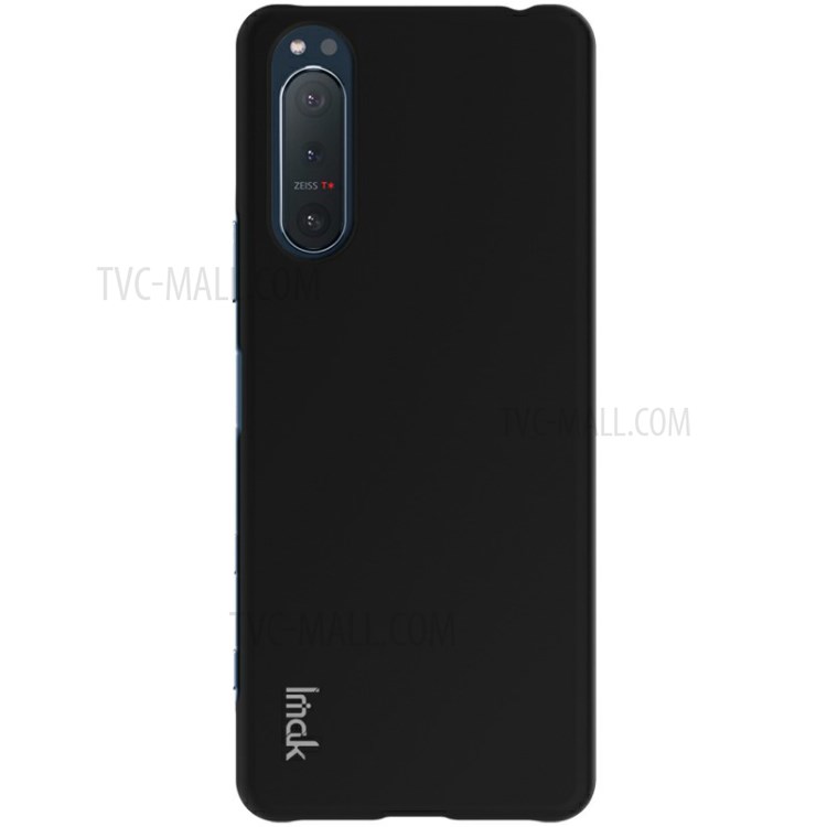 IMAK Cowboy Hard PC Cell Phone Case for Sony Xperia 5 II Cover - Metal Black-1