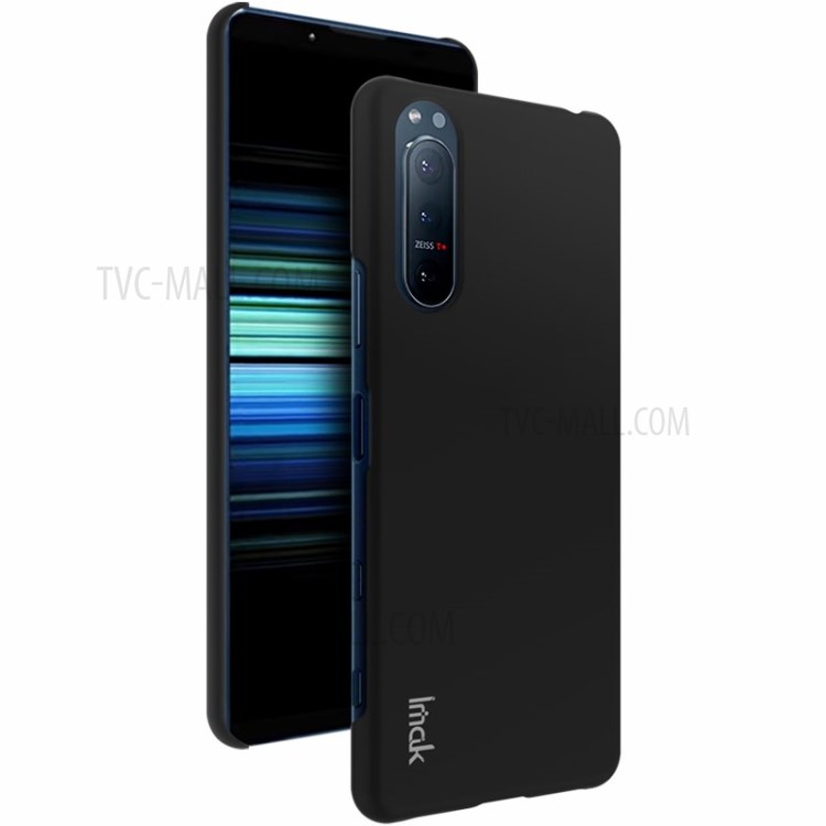 IMAK Cowboy Hard PC Cell Phone Case for Sony Xperia 5 II Cover - Metal Black-2