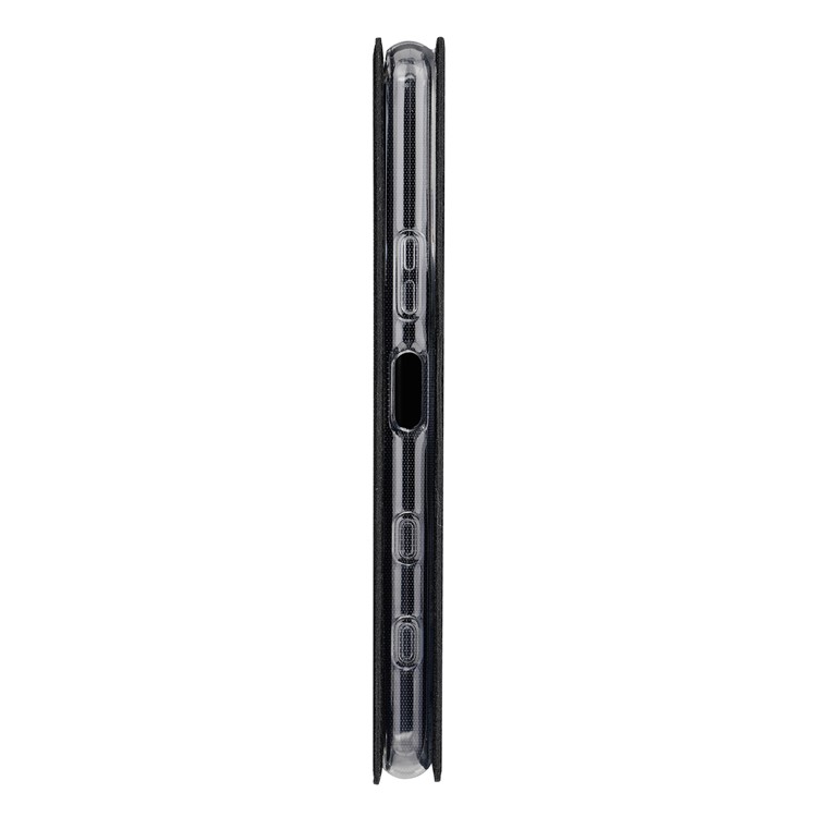VILI DMX Cross Texture Card Slot Stand Leather Case for Sony Xperia 5 II - Black-6