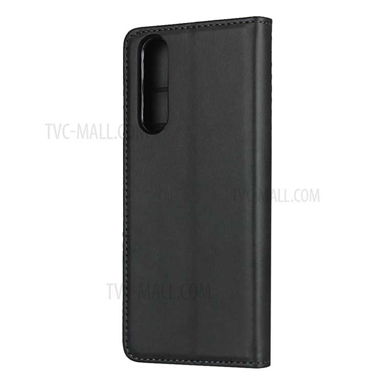 Auto-absorbed Wallet Leather Stand Case for Sony Xperia 5 II - Black-4