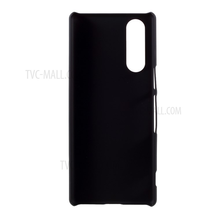 Rubberized Plastic Cell Phone Cover for Sony Xperia XZ5 Hard Case - Black-3