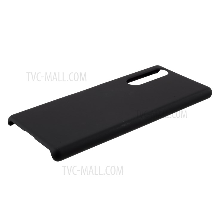 Rubberized Plastic Cell Phone Cover for Sony Xperia XZ5 Hard Case - Black-5
